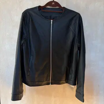 인조 가죽 레더 자켓 블랙 L 사이즈 택 포함 새상품