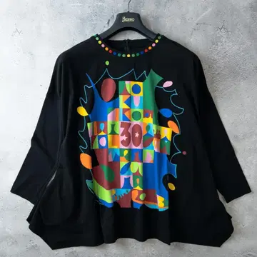 토쿠코 프리미에 볼 스트레치 튜닉 티셔츠 9 (M) 블랙 일본제