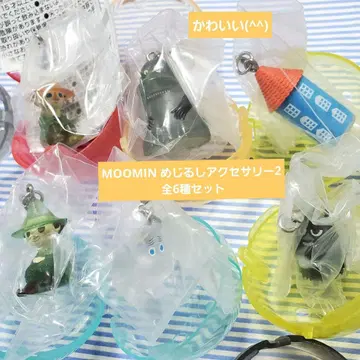 무민 메지루시 액세서리 2종 총 6개 세트