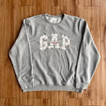 GAP 00s 맨투맨 트레이닝복 속기모 XL 그레이