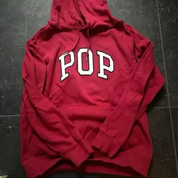 POP TRADING COMPANY 자수 로고 후드티