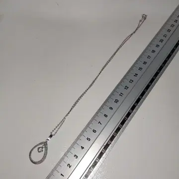 실버 목걸이 각인 PTF3M 플라티나 도금