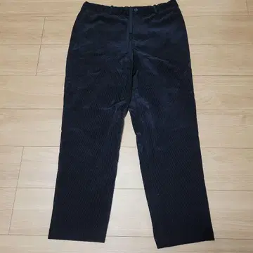 유니클로 블랙 코듀로이 팬츠 L