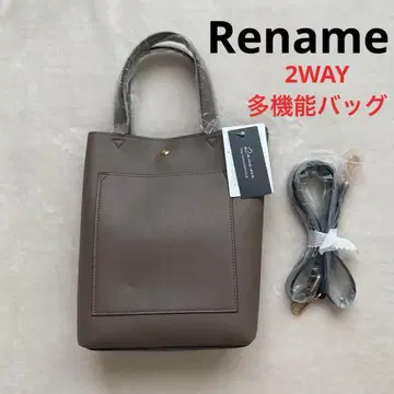 Rename 2way 토트 숄더백 인조 가죽
