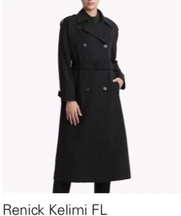 theory luxe Renick Kelimi FL 블랙 40 코트