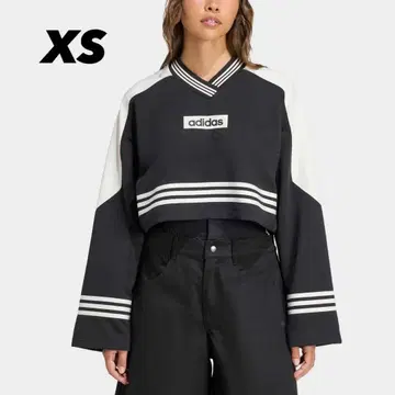 adidas 블로킹 크루넥 스웨트 셔츠 XS