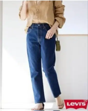 Levi's 501 SMU CROPPED 네이비 27