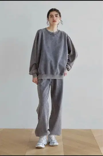 시루무린 Acid dye 데미지 Sweat 풀오버