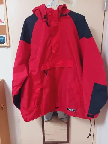 UNIQLO 후드 부착 나일론 자켓 XL 레드