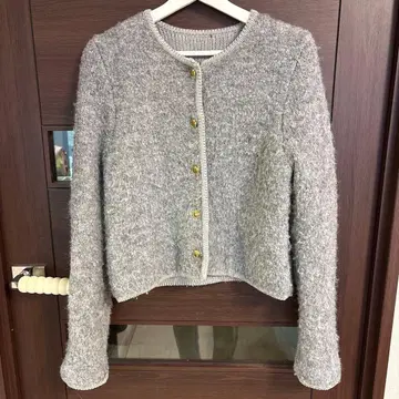 베이스먼트 온라인 그레이 니트 가디건