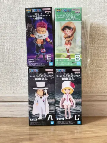 원피스 월드 컬렉터블 피규어 4체 세트