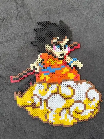 드래곤볼풍 펄러비즈 캐릭터 3종 세트