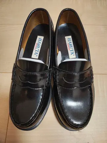 [ 새상품 ] HARUTA 블랙 로퍼 22.5cm