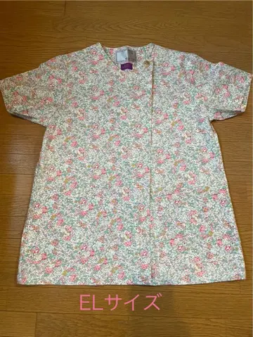 나카이 레벤 스크럽 리버티 핑크 꽃무늬 EL