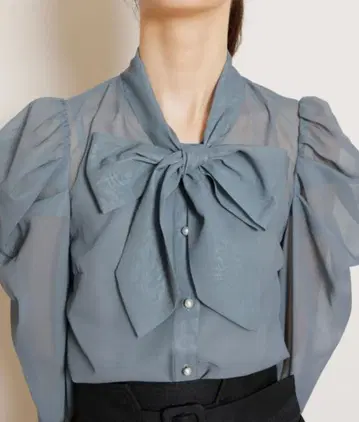 오리지널 올 패턴 프린트 블라우스