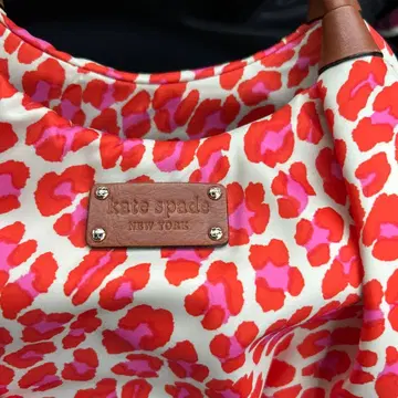 케이트 스페이드 레오파드 무늬 토트백