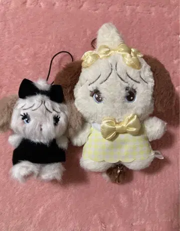 mikko 수플레 낚시릴 포함 패스 케이스 마스코트 2개 세트