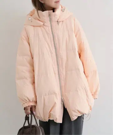 U by SPICK&SPAN PUFFER NECK COCCOON DOWN