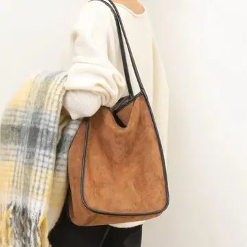 IOMMI/이오미 syntetic suede big tote: 토트백