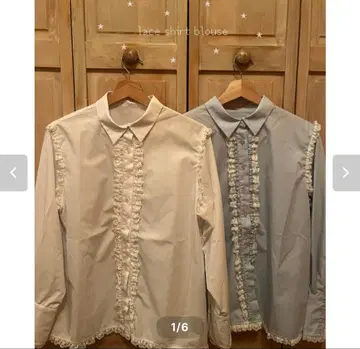 KiKi 레이스 셔츠 블라우스