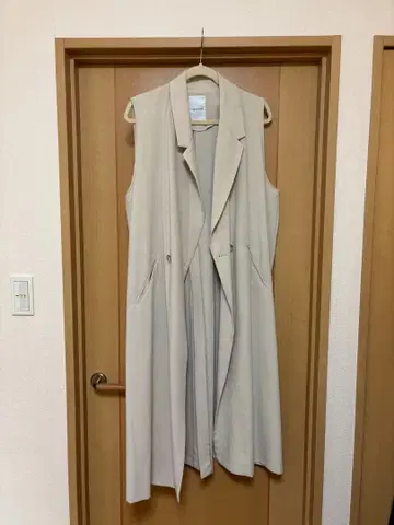 JEANASIS 베이지 롱 베스트