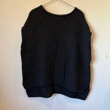 서울베리 니트 베스트 블랙