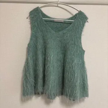 UNFILO 알파카 샤기 페플럼 베스트