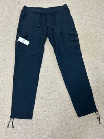 MICRO CLUB 블랙 스웨트 팬츠