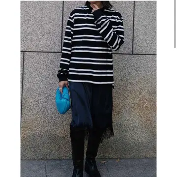 machatt 마차트 이번 시즌 보더 롱T 블랙