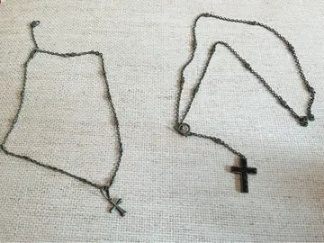 젬켈리 x 마스와카 츠바사 크로스 목걸이 2종 세트