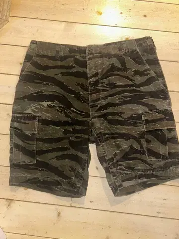 카모 패턴 M 사이즈 카고 팬츠