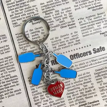 BLUE BOTTLE COFF 보틀형 참 키링