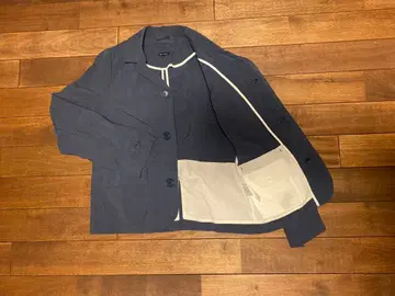 헬리 한센 네이비 나일론 테일러드 자켓