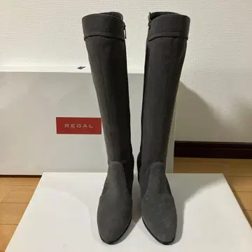 [ 새상품 미사용 ] REGAL 그레이 롱 부츠
