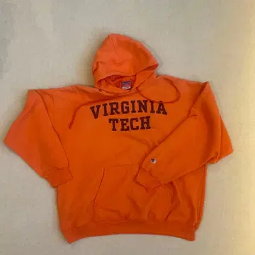 Champion VIRGINIA TECH 후드티 XL 오렌지