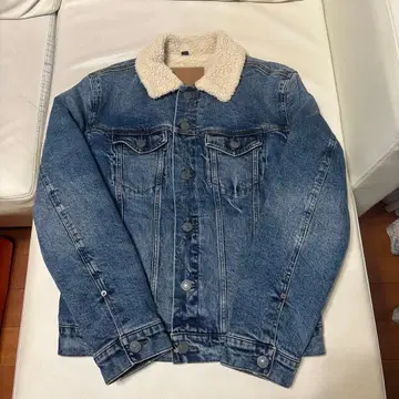 아메리칸 이글 데님 보아 자켓 보아 데님 자켓