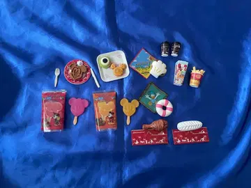 디즈니 미니어처 피규어 컬렉션 파크 푸드