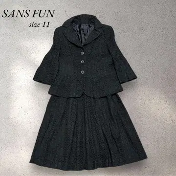 [ 새상품급 ] 산팬 11호 레이스 셋업 수트 열쇠뜨기