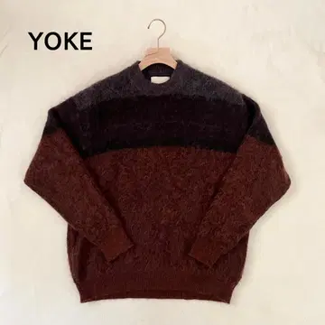 YOKE 요크 STILL BORDER CREWNECK 22AW
