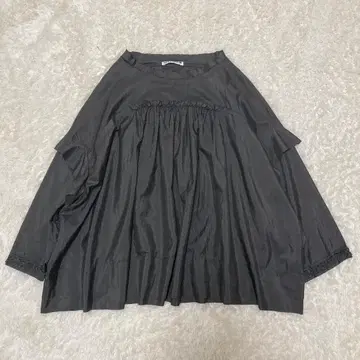 미나 페르호넨 실크 개더 블라우스 vista 38 실크 100% 블랙