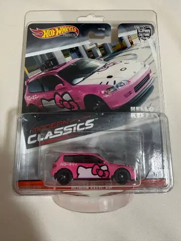 핫휠 혼다 시빅 EG 헬로 키티 정품 프로텍터 포함