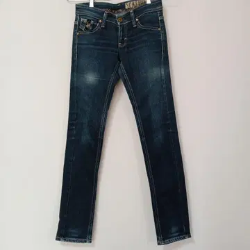 SOMETHING 스트레치 스키니 데님 다크 블루 28 32