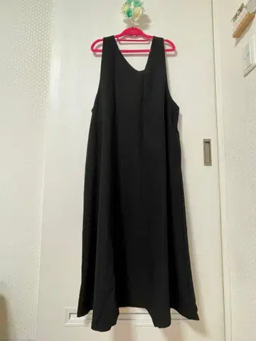 미착용 올 시즌 롱 원피스 여성용 블랙