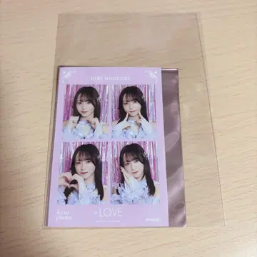 =LOVE 노구치이오리 4컷 포토카드 vol.1 4cut