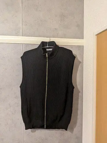 FREAK'S STORE 블랙 드라이버즈 니트 베스트 L 사이즈