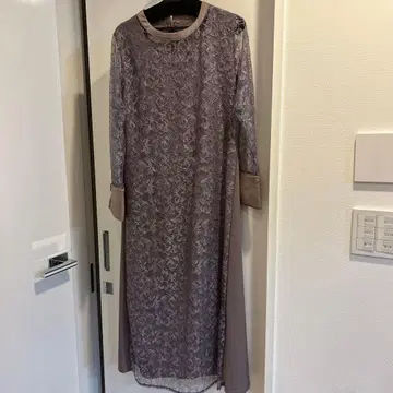 에이미 로우 레이스 원피스