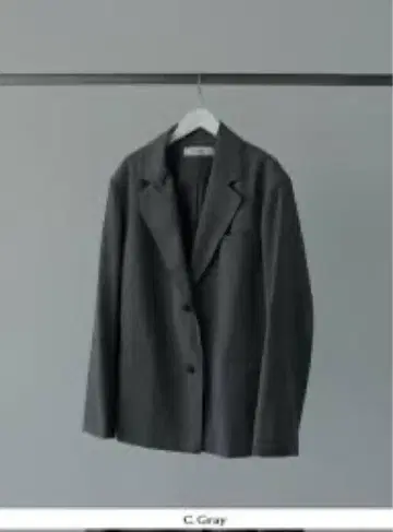 새상품급 [anuke] 트윌 오버 자켓 그레이 36