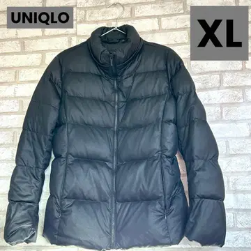 유니클로 다운 자켓 원컬러 빅사이즈 블랙