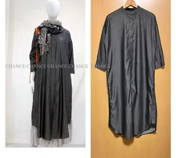 21ss 새상품급 아츠로우 타야마 셔츠 원피스 롱 셔츠