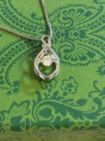 실버925 드롭형 목걸이